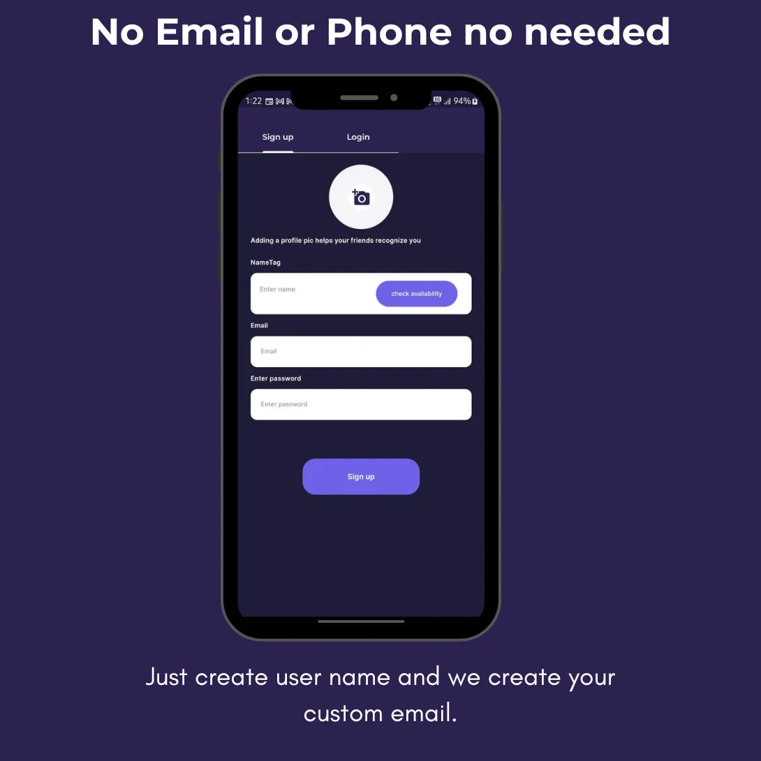 Secret Chat App for Couples screenshot
