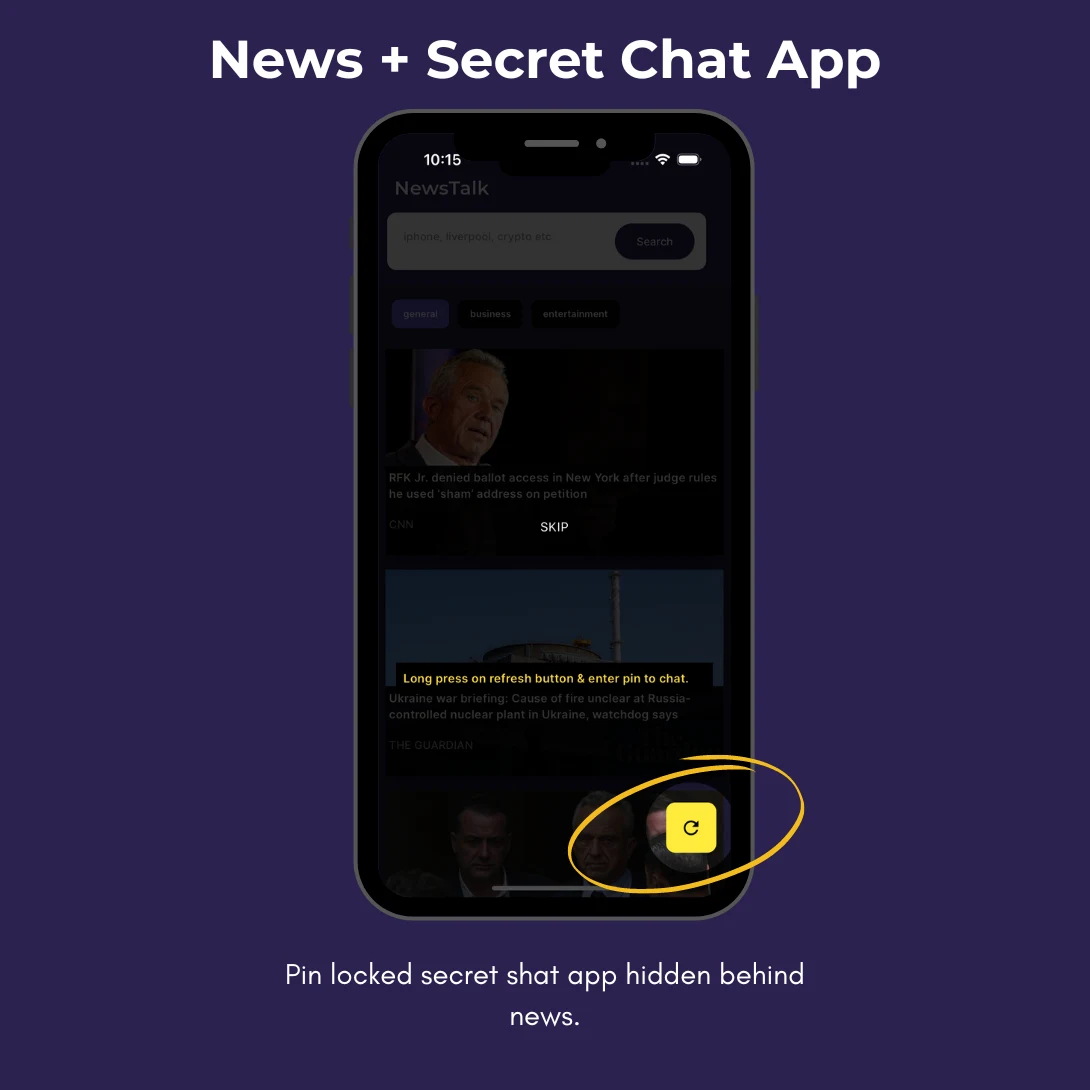 Secret Chat App for Couples screenshot