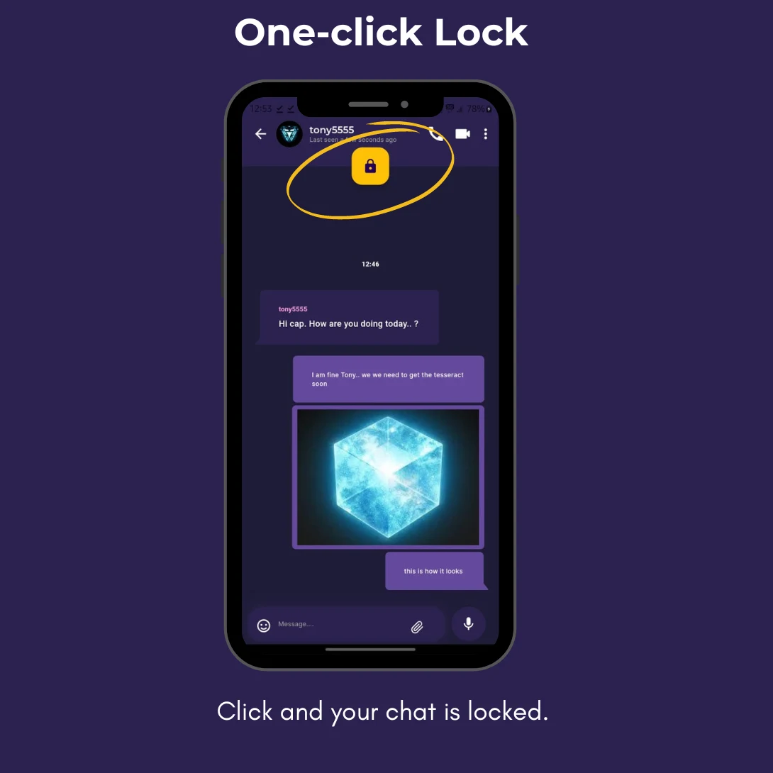 Secret Chat App for Couples screenshot